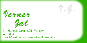 verner gal business card